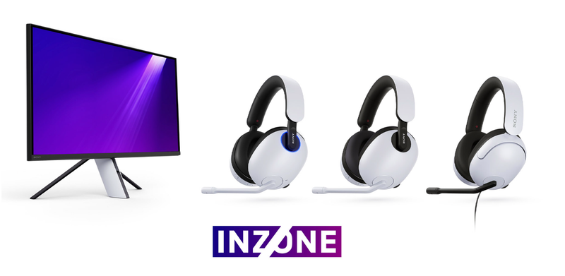Sony Inzone ra mắt màn hình và tai nghe dành cho game thủ, thiết kế tông màu rất giống PS5